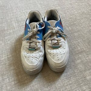 Color Block Nike Air Force 1s